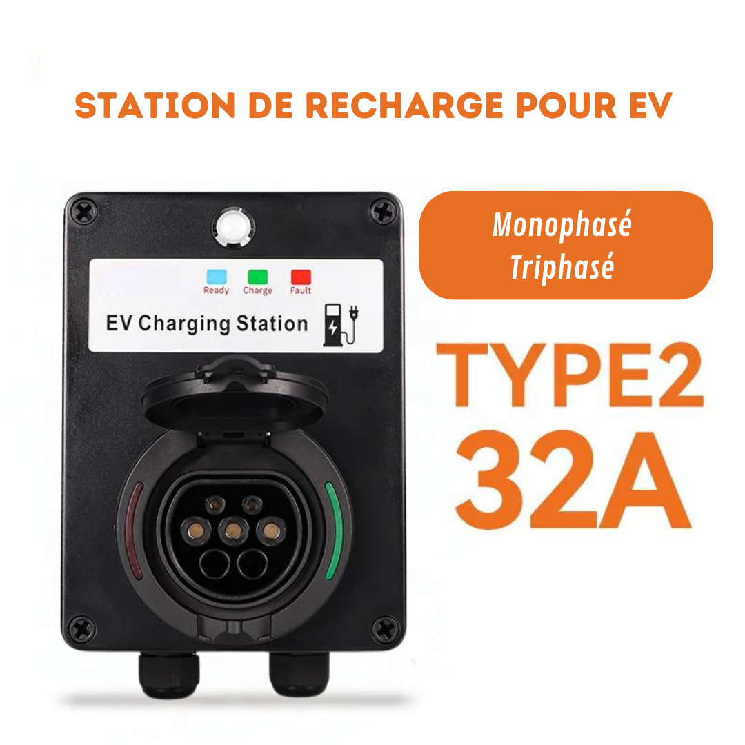 Borne Charge Rapide PlugBoxx 7.3 Kw