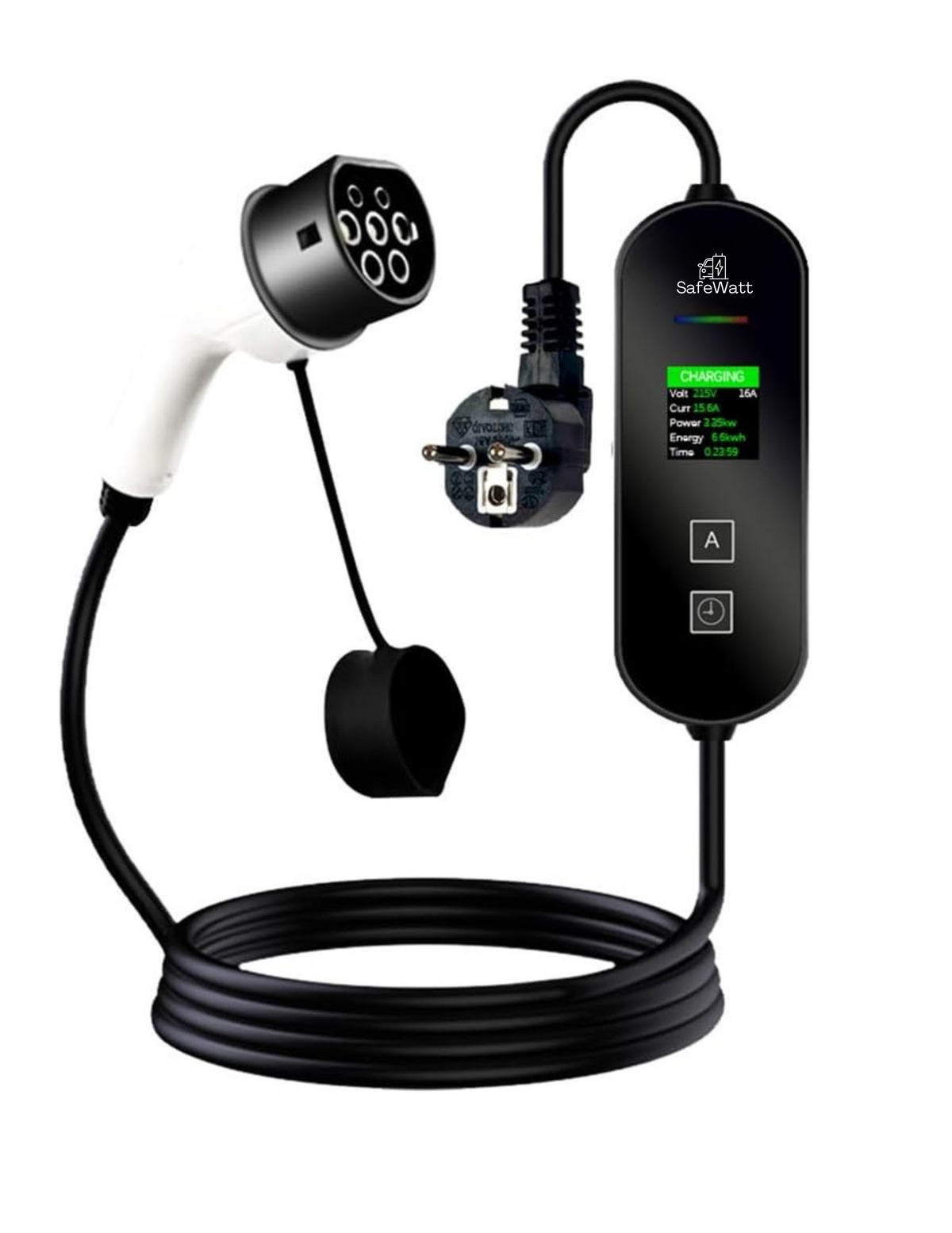 Chargeur mobile SafeWatt 16 A · Type 2