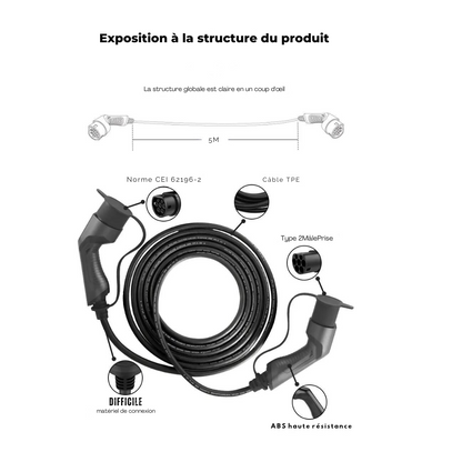 PlugBoxx Câble Chargeur EV