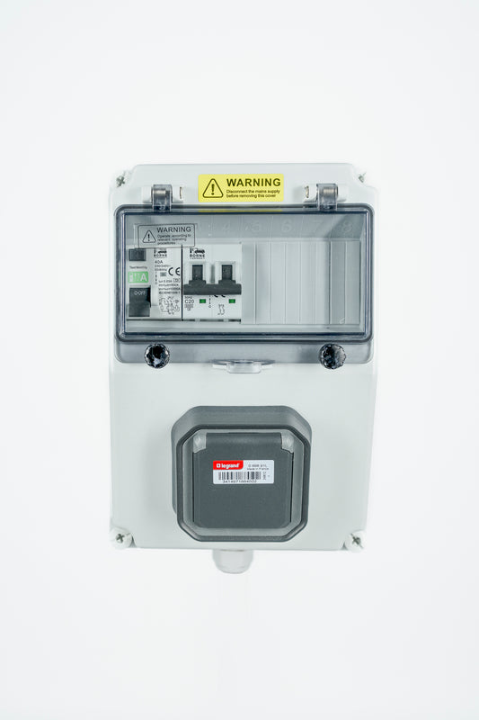 Prise Plexo Legrand avec protection surcharge/court-circuitet